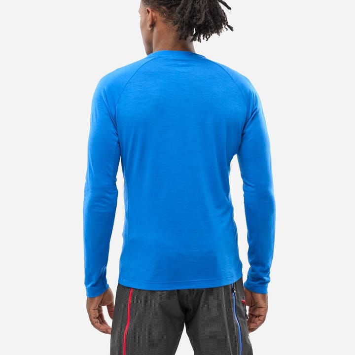 Millet Trilogy Wool Ts Ls M Icon Blue Millet