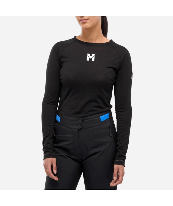Millet Trilogy Wool Ts Ls W Black - Noir Millet Millet Trilogy Wool Ts Ls W Black - Noir Millet
