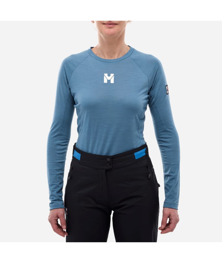 Millet Trilogy Wool Ts Ls W Coronet Blue Millet