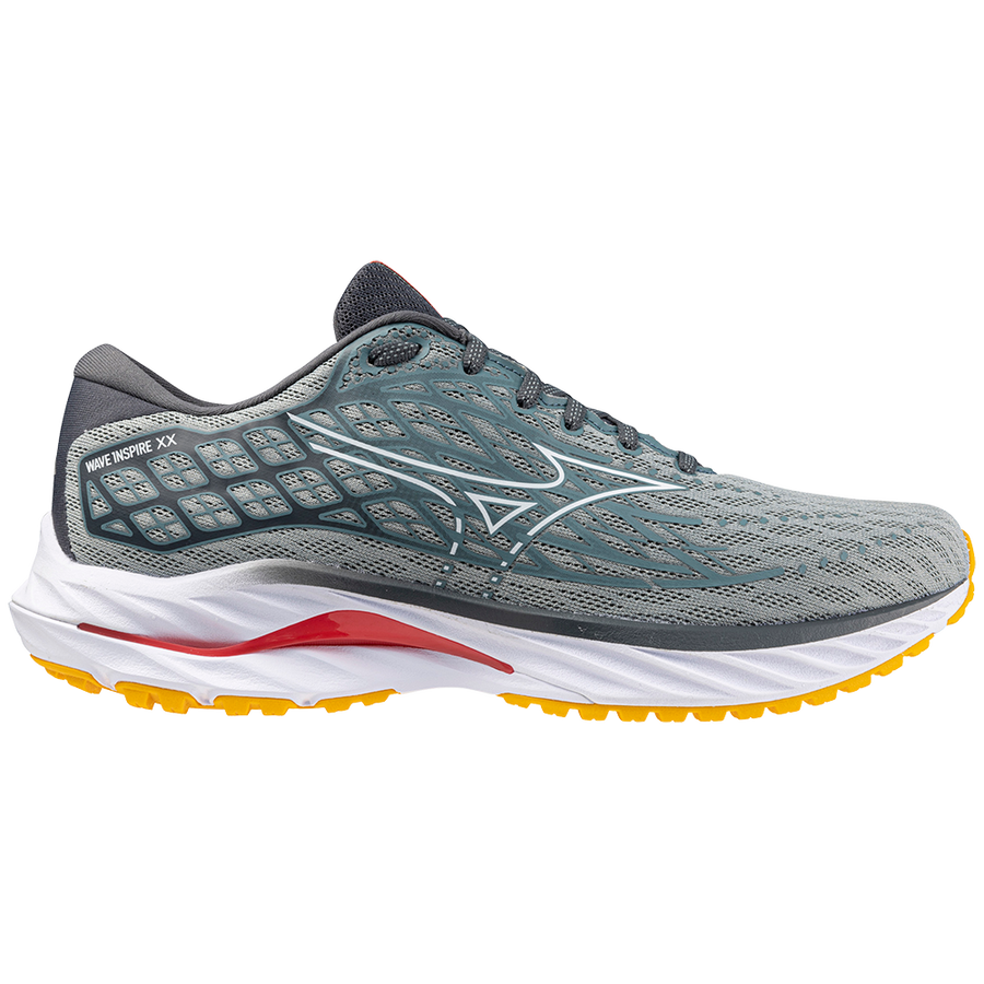 Mizuno Men’s Wave Inspire 20 Abyss/White/Citrus