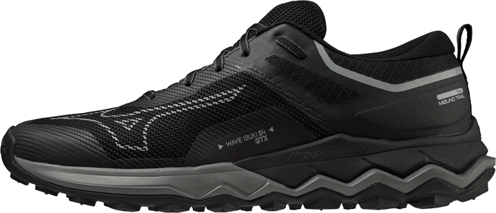 Mizuno Men's Wave Ibuki 4 Gore-Tex Black/Metallic Gray/Dark Shadow Mizuno