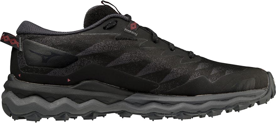 Mizuno Women's Wave Daichi 7 Gore-Tex Black/Iron Gate/Garnet Rose