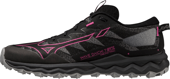 Mizuno Women's Wave Daichi 7 Gore-Tex Black/FFedora/QShade Mizuno