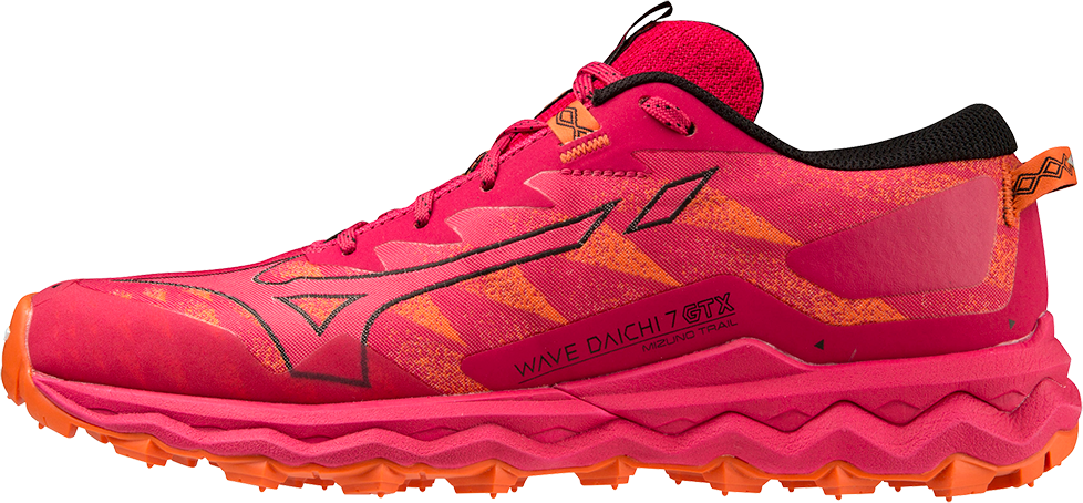 Mizuno Women's Wave Daichi 7 GORE-TEX Jazzy/Tigerlily/Black