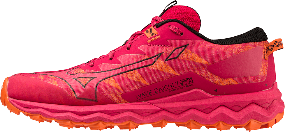 【mizuno_m】 Mizuno Women's Wave Daichi 7 GORE-TEX Jazzy/Tigerlily/Black