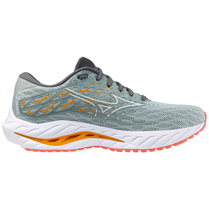 Mizuno Women's Wave Inspire 20 Gray Mist/White/Dubarry Mizuno