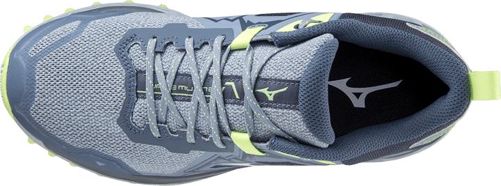 Mizuno Women's Wave Mujin 8 Troposphere/White/Neo Lime Mizuno