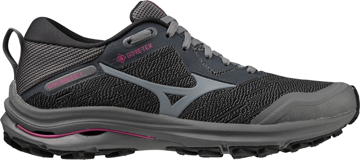 Women's Wave Rider Gore-Tex Iron Gate/Nimbus Cloud/Fuchsia Fedora Mizuno