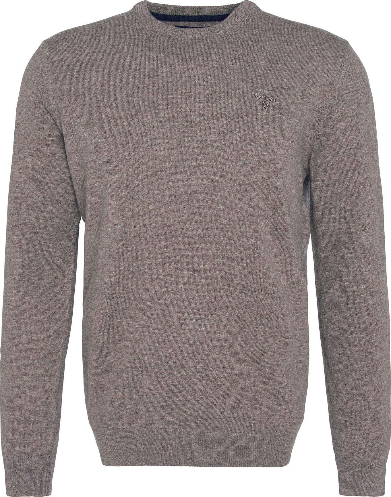 Barbour Men's Essential Crew-Neck Jumper Dark Stone