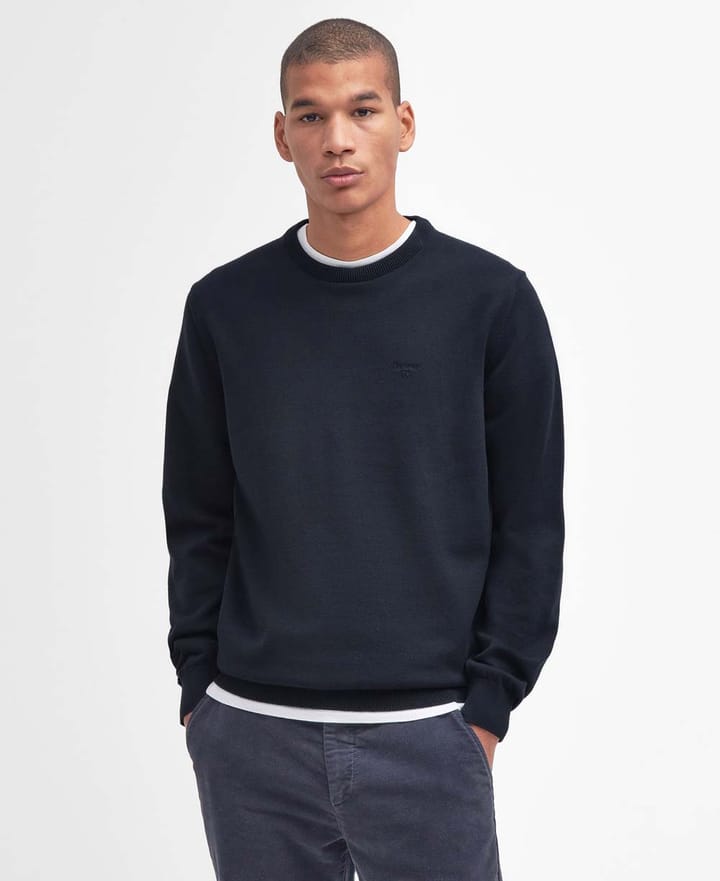 Barbour Men's Pima Cotton Crew Neck Navy Barbour Barbour Men's Pima Cotton Crew Neck Navy Barbour