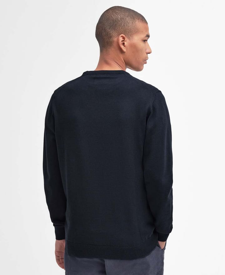 Barbour Men's Pima Cotton Crew Neck Navy Barbour