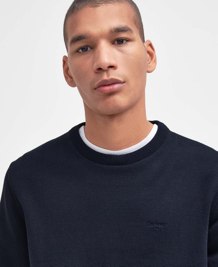 Barbour Men's Pima Cotton Crew Neck Navy Barbour