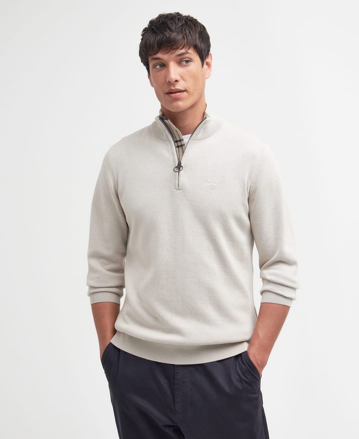 Barbour Men's Cotton Half Zip Mist Barbour Barbour Men's Cotton Half Zip Mist Barbour