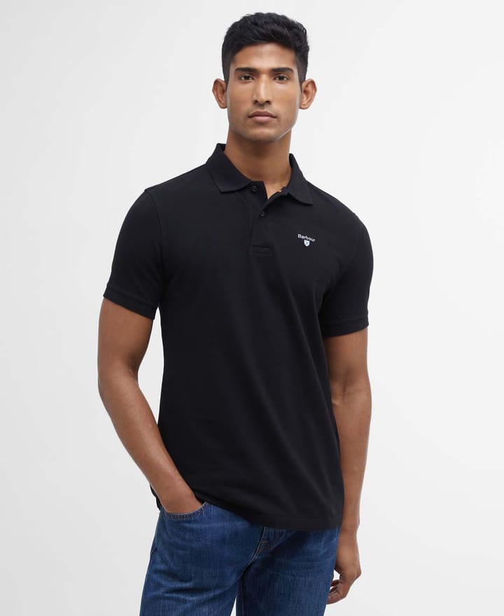 Barbour Men's Sports Polo Shirt Black Barbour