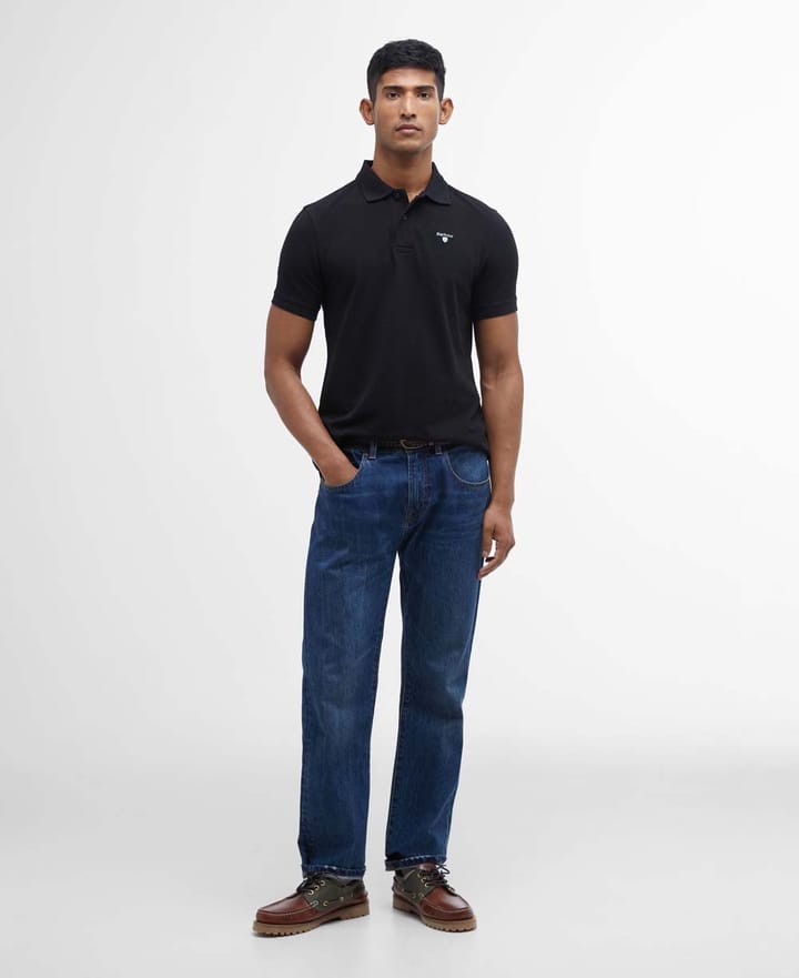 Barbour Men's Sports Polo Shirt Black Barbour