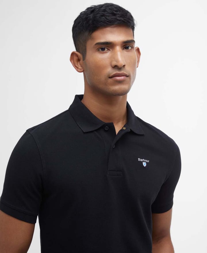 Barbour Men's Sports Polo Shirt Black Barbour