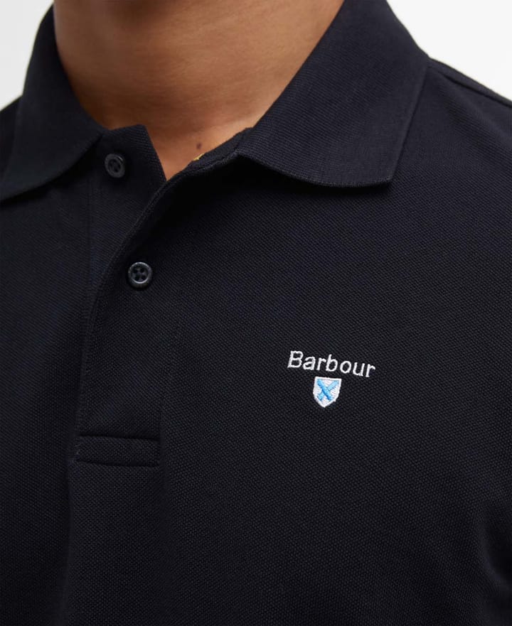 Barbour Men's Sports Polo Shirt Black Barbour