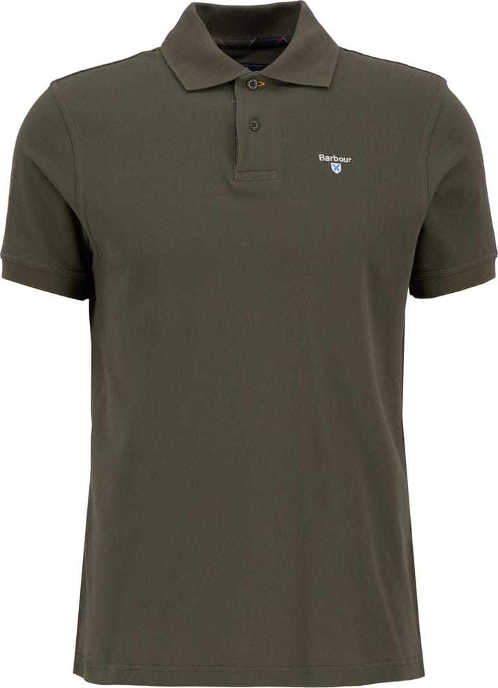 Barbour Men's Sports Polo Shirt Dusty Green Barbour