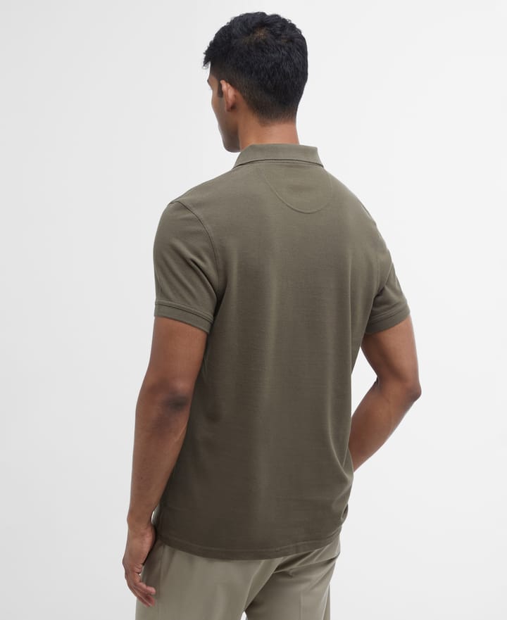 Barbour Men's Sports Polo Shirt Dusty Green Barbour