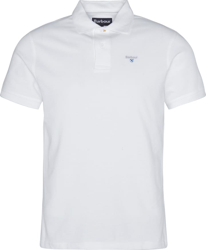 Barbour Men's Sports Polo Shirt White Barbour