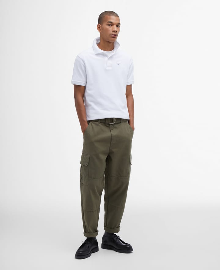 Barbour Men's Sports Polo Shirt White Barbour