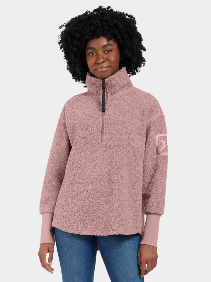 Didriksons Women's Monia Half Zip Faded Wine Didriksons