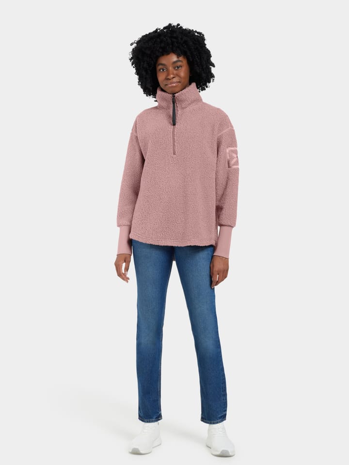 Didriksons Women's Monia Half Zip Faded Wine Didriksons