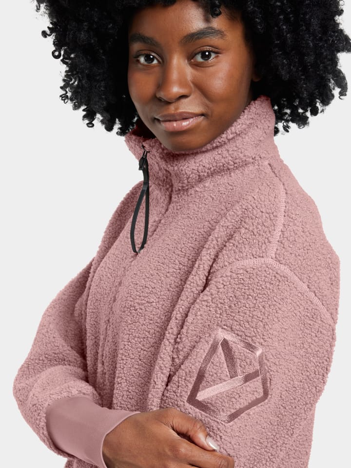 Didriksons Women's Monia Half Zip Faded Wine Didriksons Didriksons Women's Monia Half Zip Faded Wine Didriksons