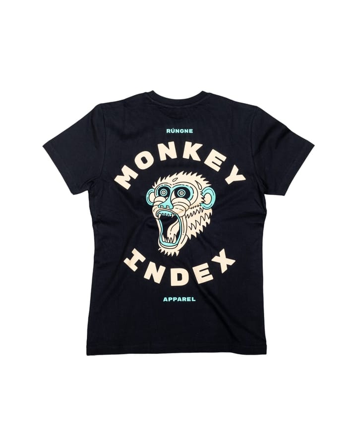Rúngne Monkey Index Tee Regular Fit Black Rúngne Rúngne Monkey Index Tee Regular Fit Black Rúngne