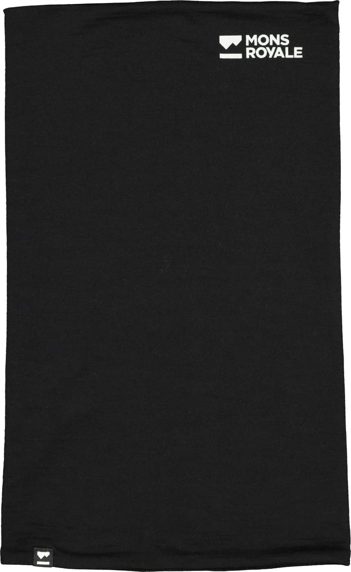Mons Royale Double Up Neckwarmer Black Mons Royale Mons Royale Double Up Neckwarmer Black Mons Royale