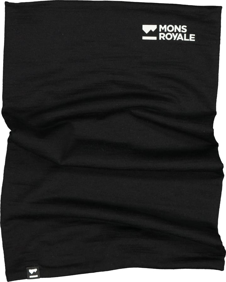 Mons Royale Double Up Neckwarmer Black Mons Royale Mons Royale Double Up Neckwarmer Black Mons Royale
