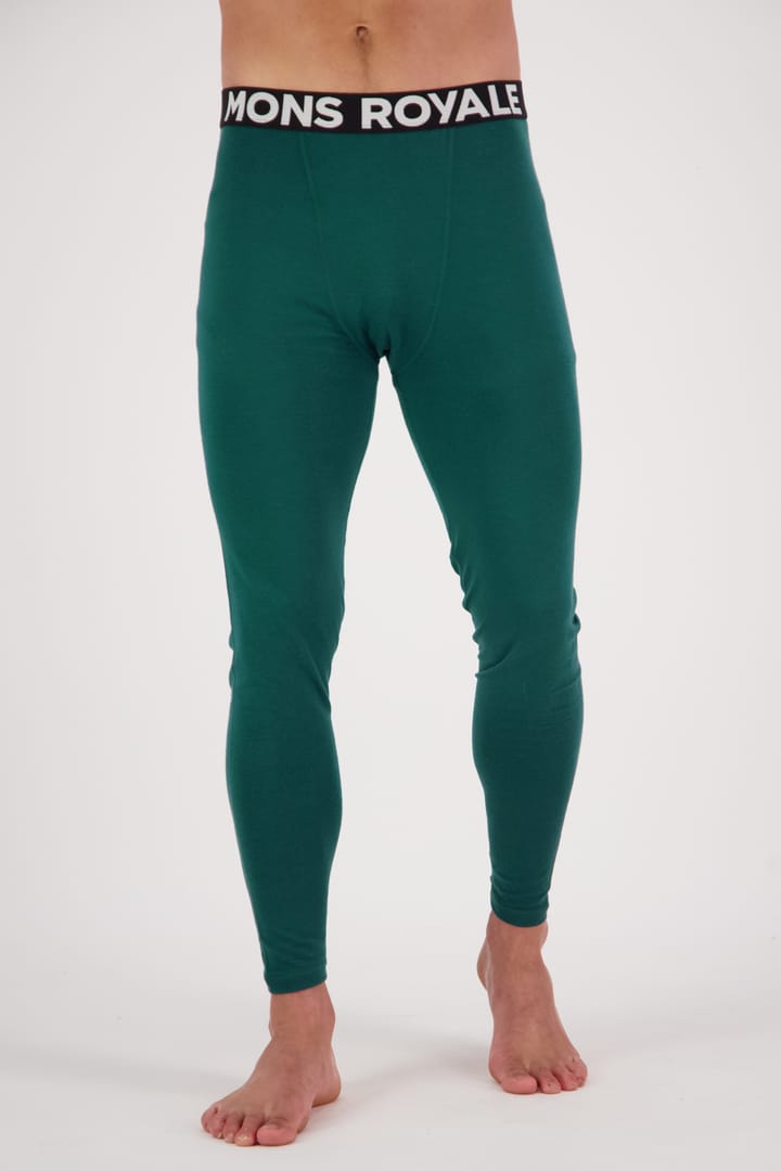 Mons Royale Men's Cascade Merino Flex 200 Legging Evergreen Mons Royale