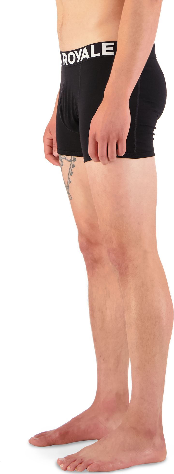 Mons Royale Men's Hold 'Em Shorty Boxer Black Mons Royale