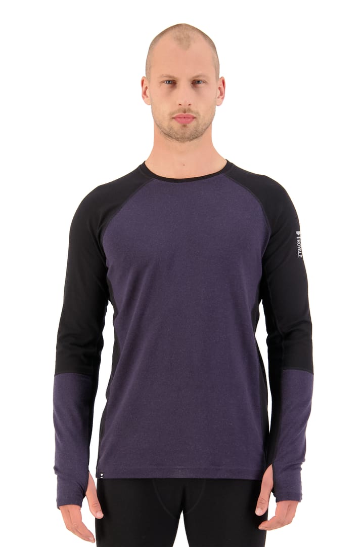 Mons Royale Men's Olympus Long Sleeve Black/Iron Mons Royale