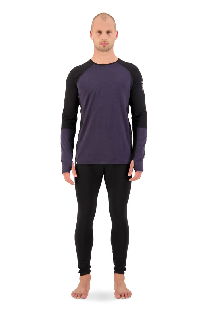 Mons Royale Men's Olympus Long Sleeve Black/Iron Mons Royale