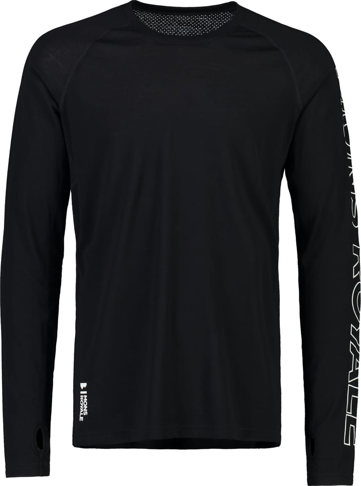 Mons Royale Men's Temple Tech LS Black Mons Royale