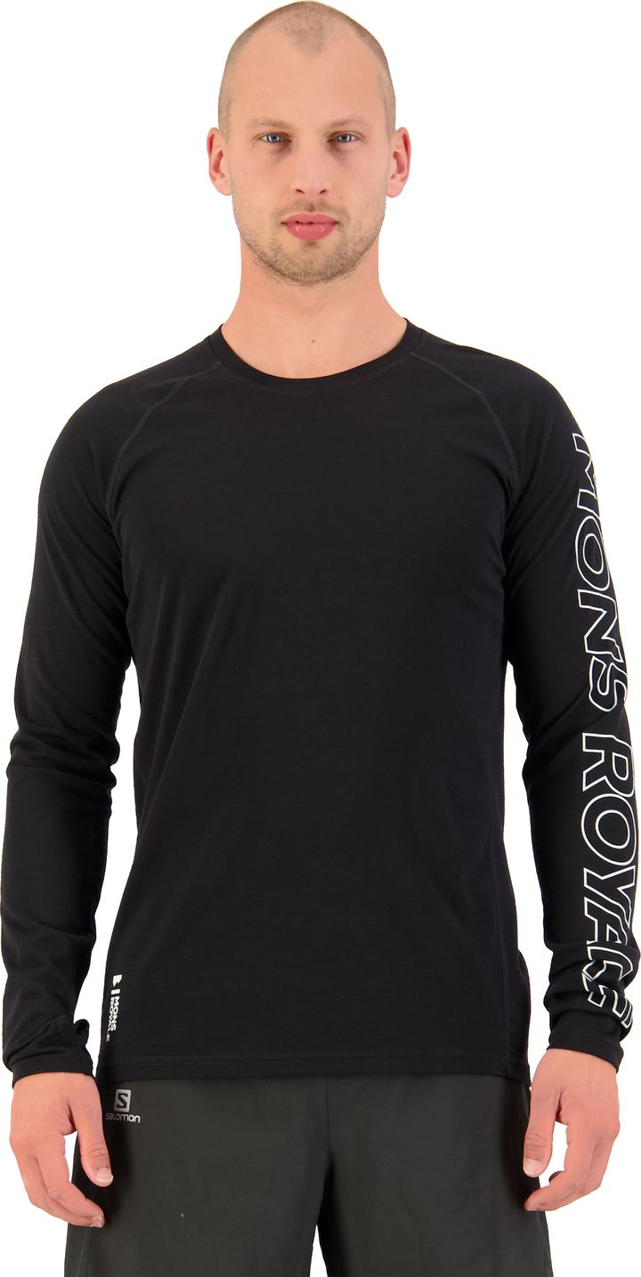 Mons Royale Men's Temple Tech LS Black Mons Royale
