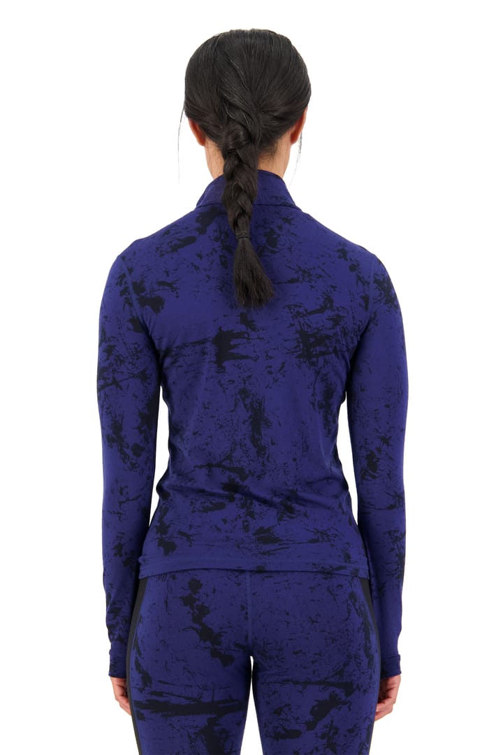 Mons Royale Women's Cascade Merino Flex 200 1/4 Zip Element Camo Mons Royale