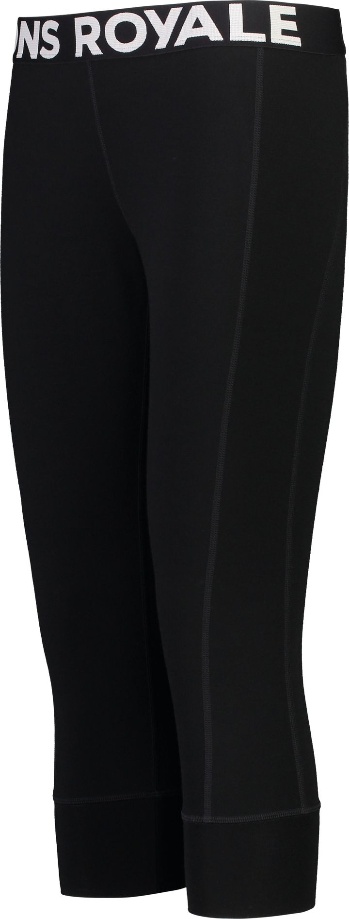 Mons Royale Women's Cascade Merino Flex 200 3/4 Legging Black Mons Royale
