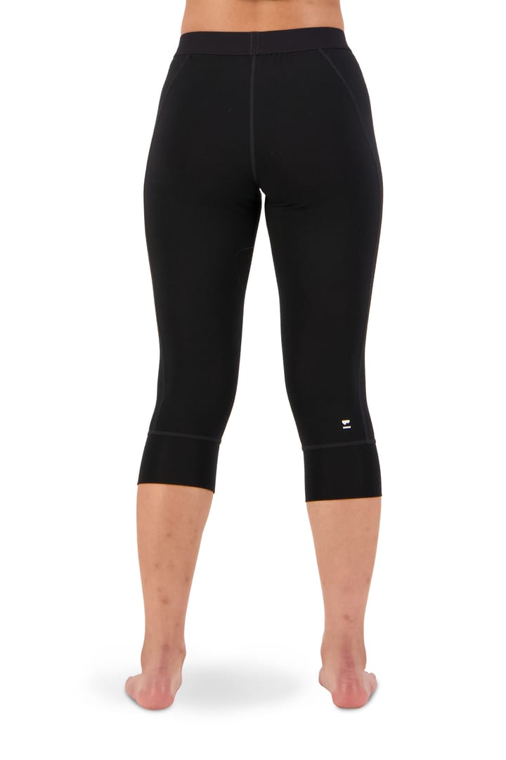 Mons Royale Women's Cascade Merino Flex 200 3/4 Legging Black Mons Royale