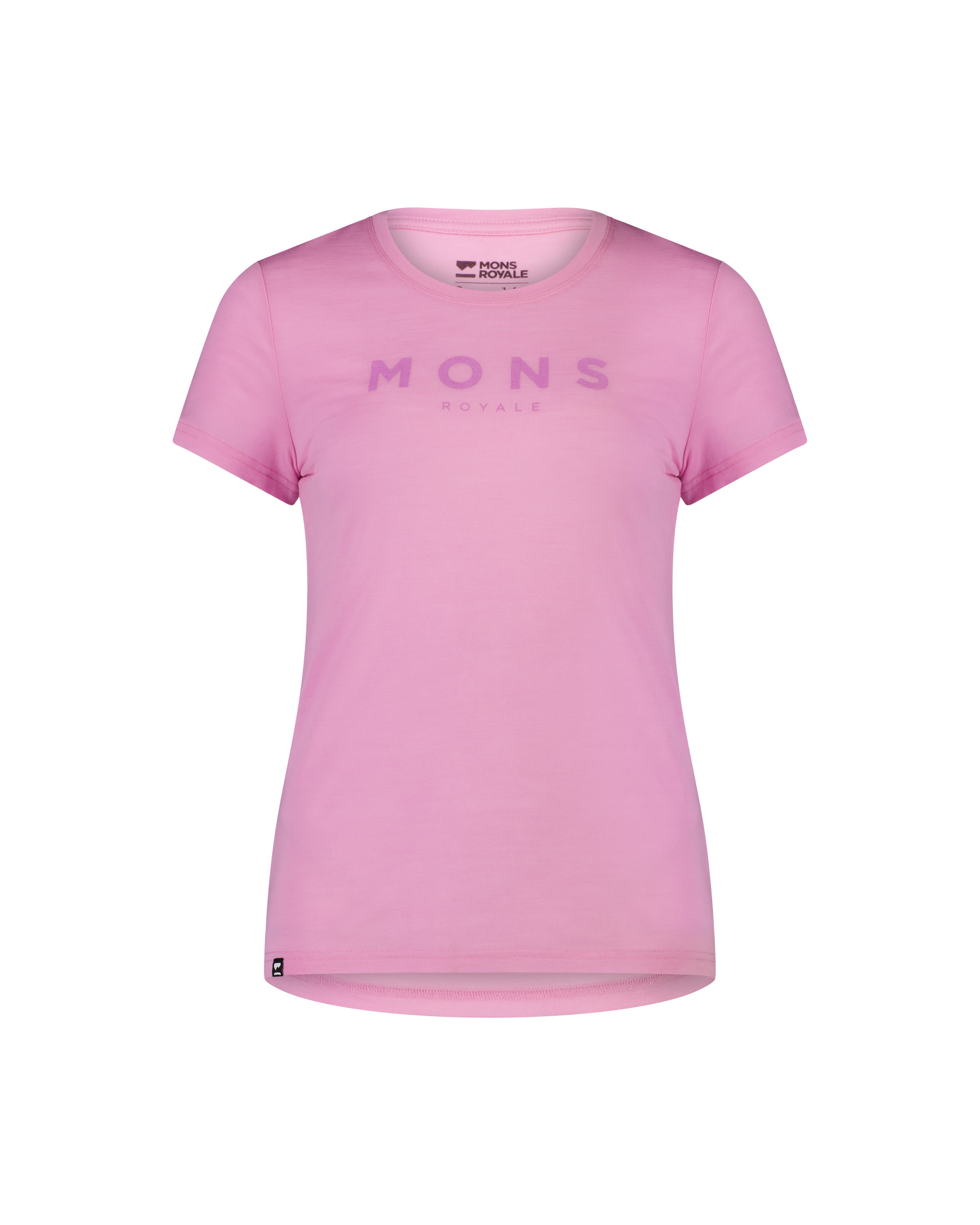 Mons Royale Women’s Icon Merino Air-Con Tee Pop Pink