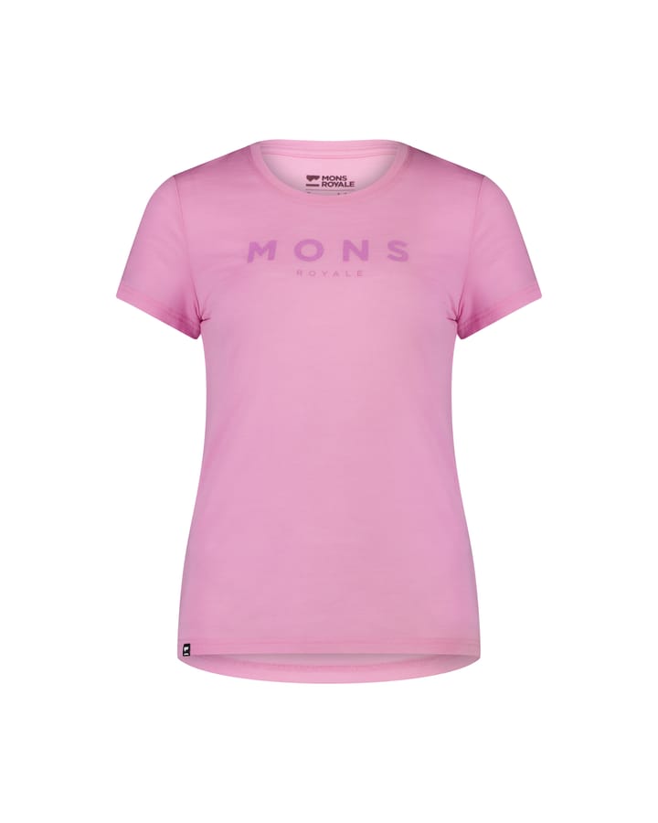 Mons Royale Women's Icon Merino Air-Con Tee Pop Pink Mons Royale