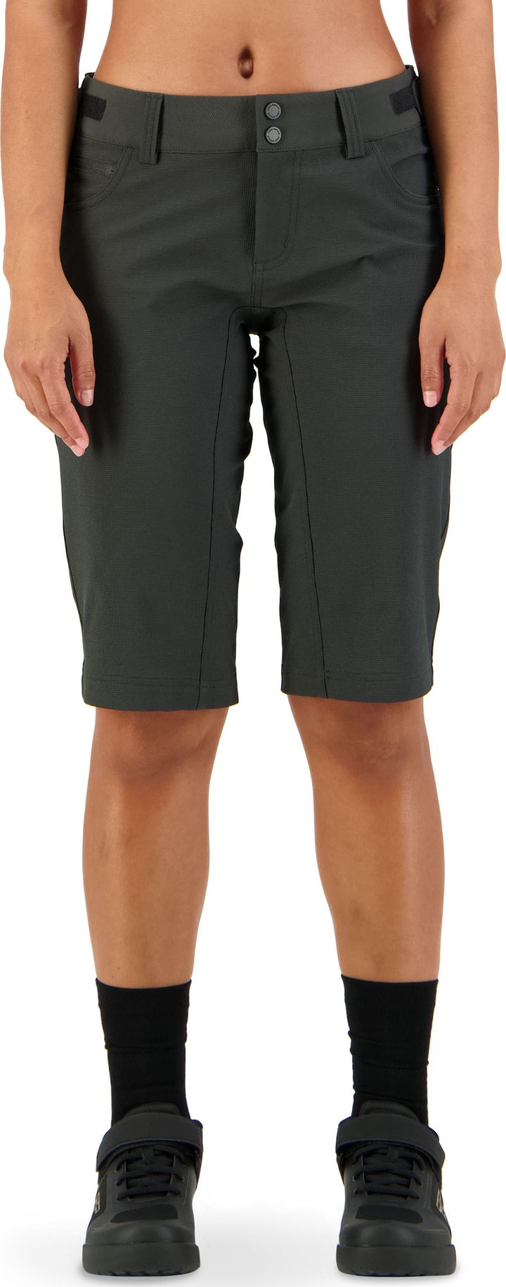 Mons Royale Women's Momentum 2.0 Bike Shorts Black / Gold Mons Royale