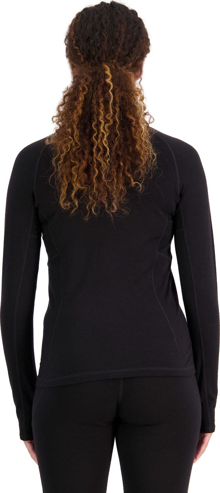 Mons Royale Women's Olympus Half Zip Black Mons Royale