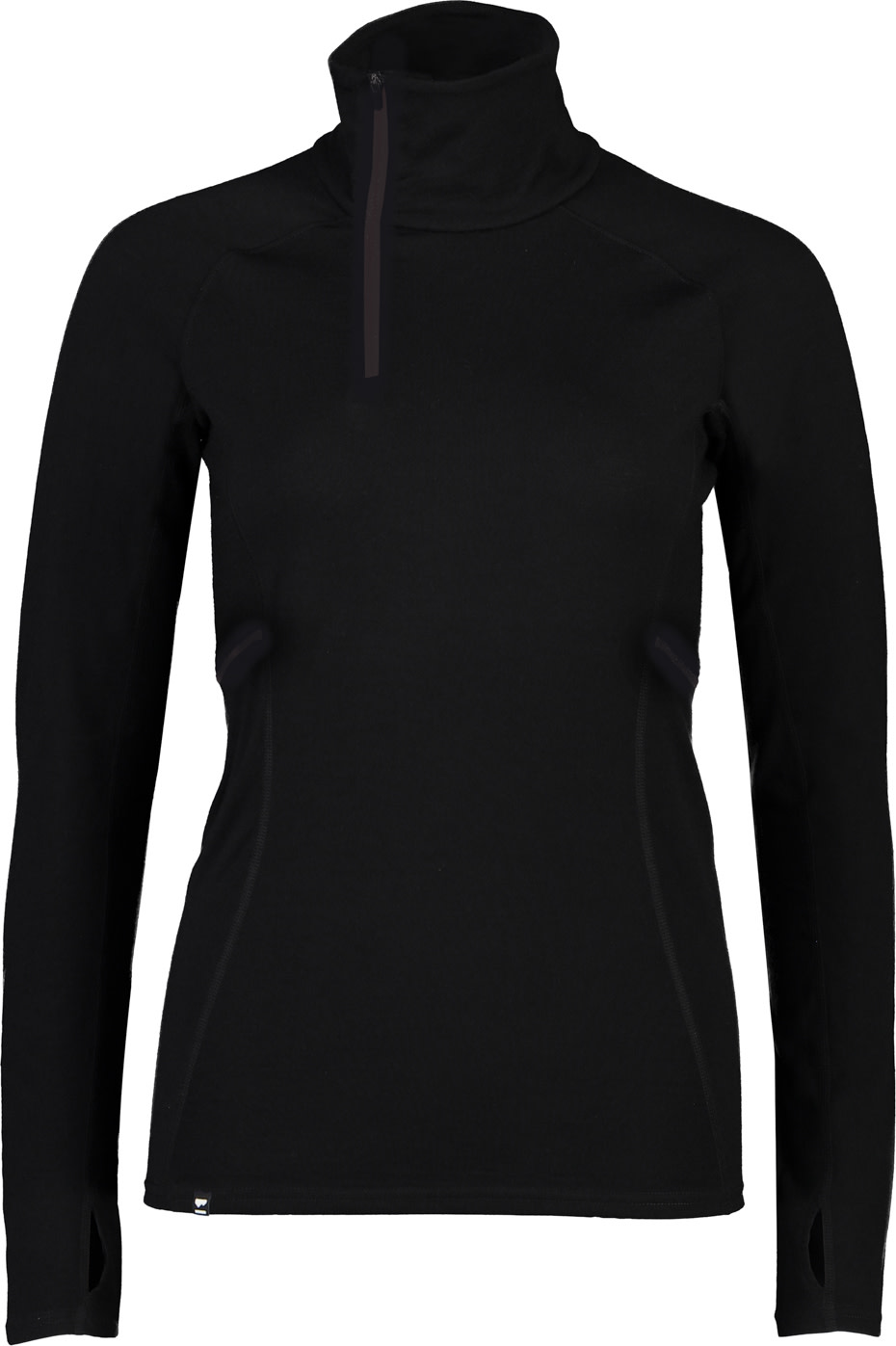 Mons Royale Women's Olympus Half Zip Black