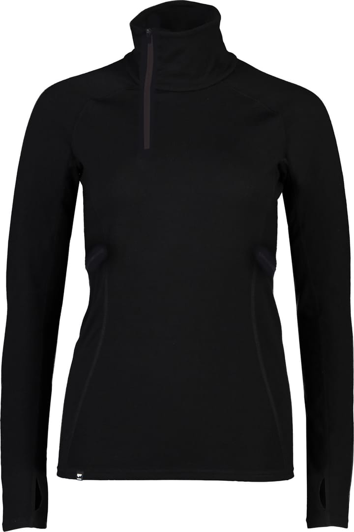 Mons Royale Women's Olympus Half Zip Black Mons Royale