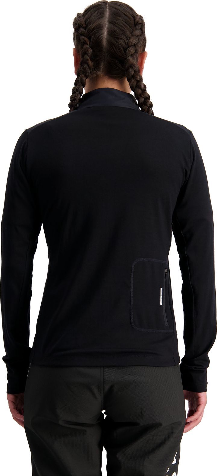 Mons Royale Women's Redwood Wind Jersey Black Mons Royale