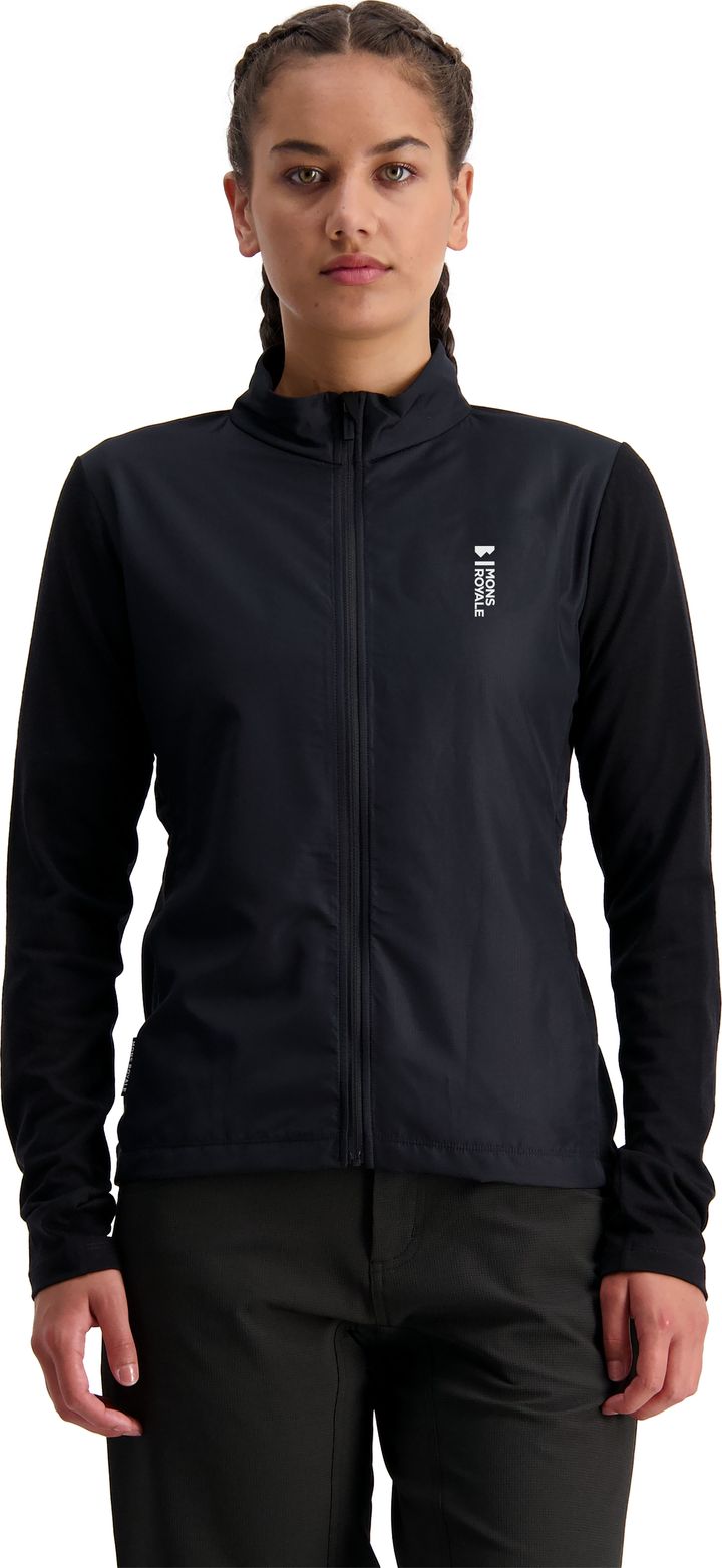 Mons Royale Women's Redwood Wind Jersey Black Mons Royale