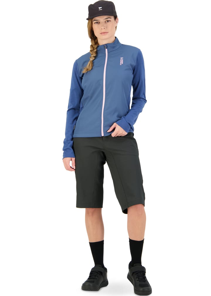 Women's Redwood Wind Jersey Dark Denim Mons Royale