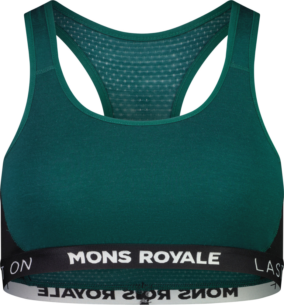 Mons Royale Women’s Sierra Sports Bra Evergreen
